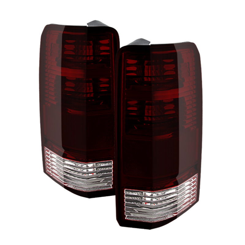 Xtune Dodge Nitro 07-11 OEM Style Tail Lights Red Smoked ALT-JH-DNIT07-OE-RSM - 9031199