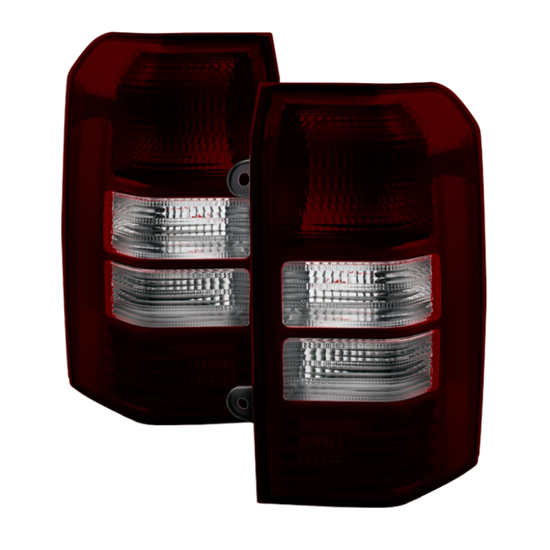 Xtune Jeep Patriot 08-13 OEM Tail Lights -Red Smoked ALT-JH-JPA08-OE-RSM - 9031694