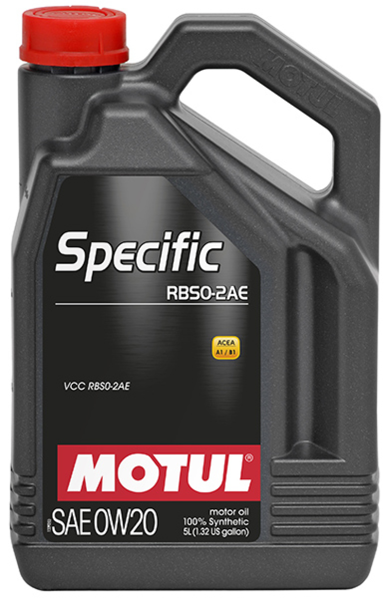 Motul 5L OEM Synthetic Engine Oil ACEA A1/B1 Specific RBS0-2AE 0W20 - 106045