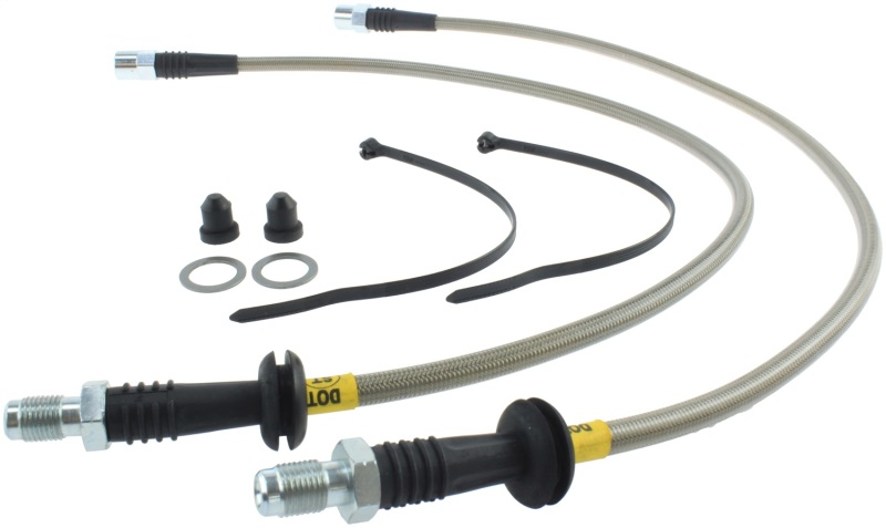 StopTech 06-08 BMW M5 / 07-08 M6 / 04-07 525i (Not AWD) Stainless Steel Front Brake Line Kit - 950.34011