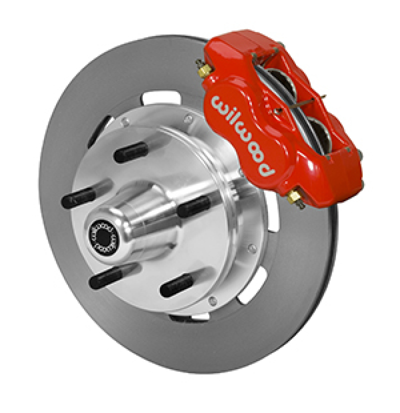 Wilwood Forged Dynalite Front Kit 19.00in Plain Rotor RedWWE ProSpindle (5x5.00in Hub) - 140-14532-R