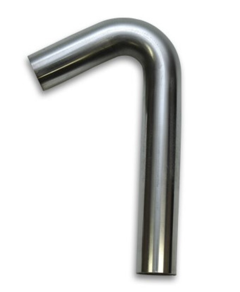 Vibrant 4in OD x 4in CLR 304 Stainless Steel Tubing 120 Degree Mandrel Bend - 13016