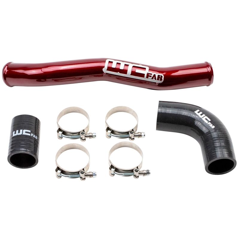 Wehrli 2020-2024 Chevrolet 6.6L L5P Duramax Upper Coolant Pipe - WCFab Red - WCF100541-RED