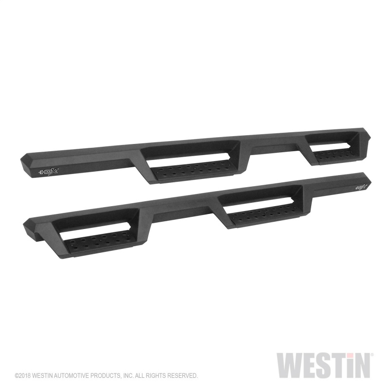 Westin 18-20 Jeep Wrangler JL Unlimited 4DR HDX Drop Nerf Step Bars - Textured Black - 56-14065