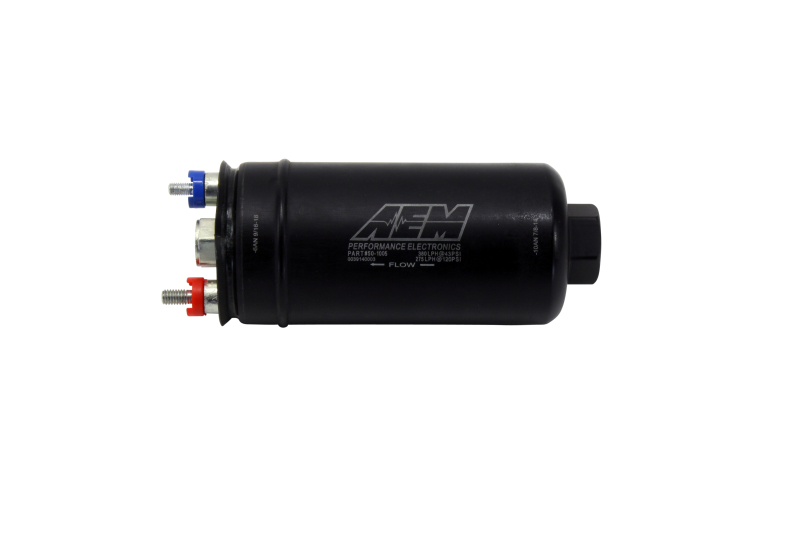 AEM 380LPH High Pressure Fuel Pump -6AN Female Out, -10AN Female In - 50-1005