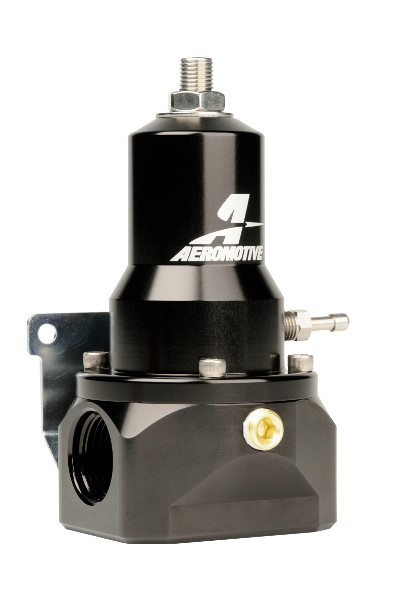 Aeromotive Regulator - 30-120 PSI - .313 Valve - 2x AN-10 Inlets / AN-10 Bypass - 13134