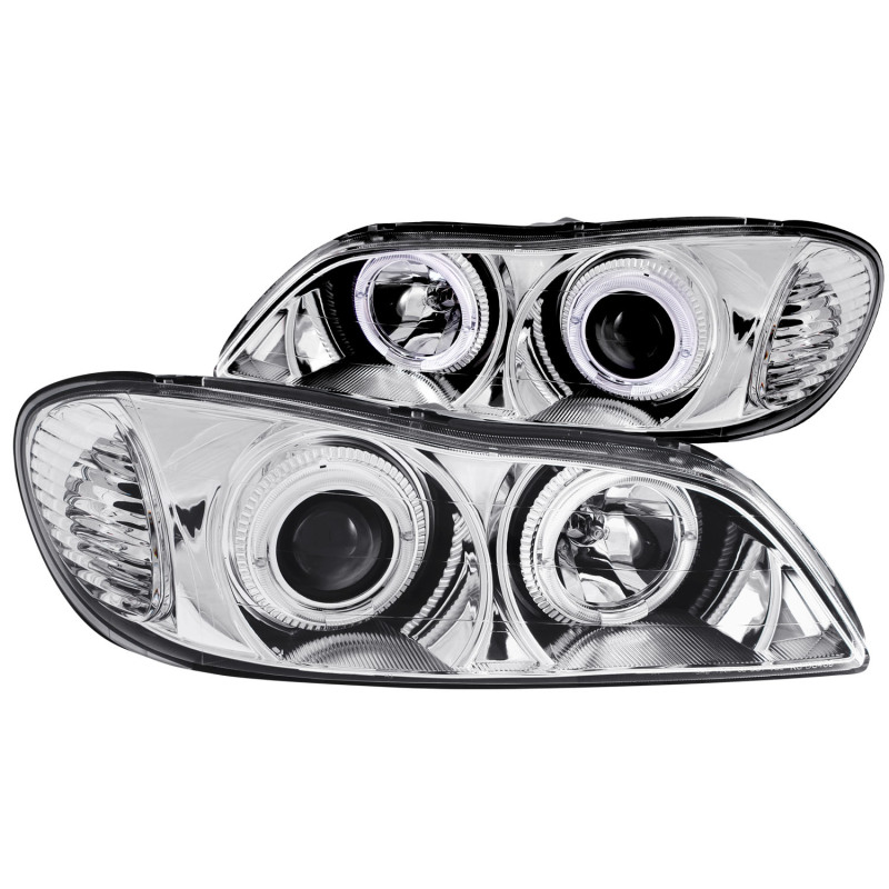 ANZO 2000-2004 Infiniti I30 Projector Headlights w/ Halo Chrome - 121078