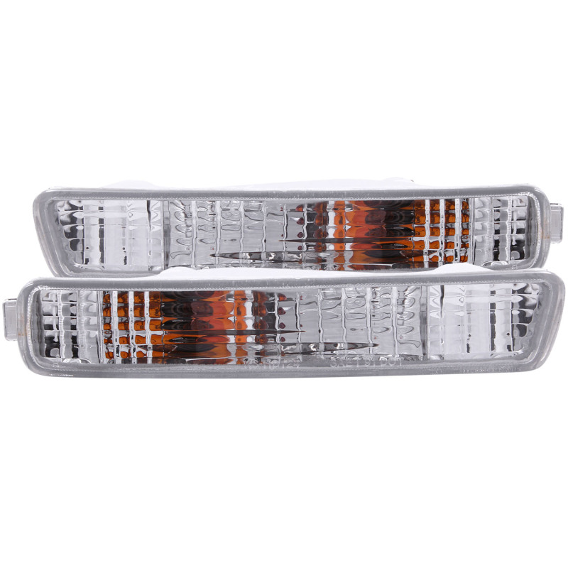 ANZO 1994-1995 Honda Accord Euro Parking Lights Chrome - 511008