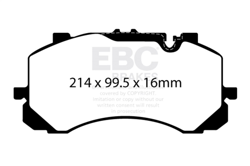 EBC 2019+ Bentley Bentayga 4.0TT Yellowstuff Front Brake Pads - DP42403R