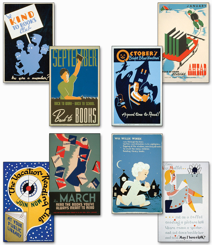 Historic Reading Posters - Literacy Posters - Echo-Lit