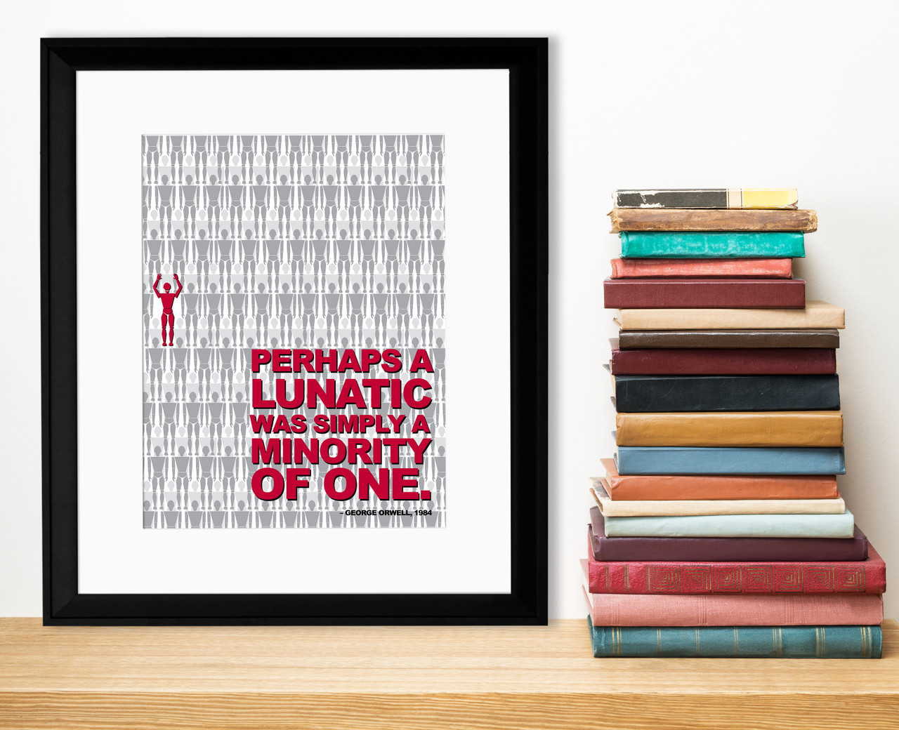 1984 George Orwell Literary Quote Five Poster DIGITAL DOWNLOAD Bundle -  Echo-Lit