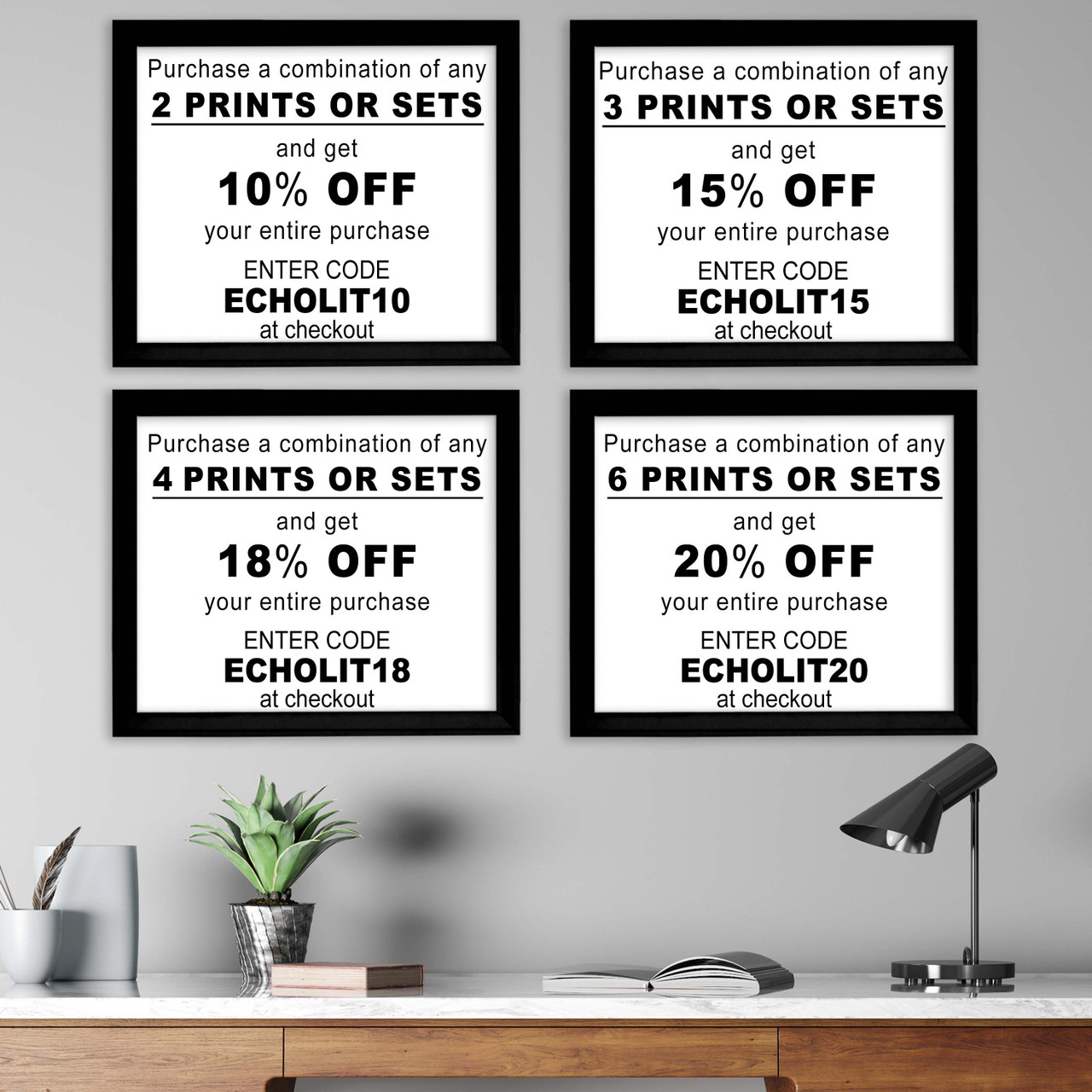 YA Literary Classics Poster Set. Movie-style posters. - Echo-Lit
