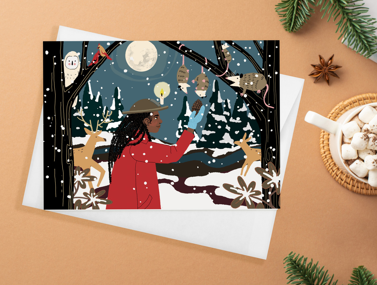 Lost Moon Holler Holiday Notecards, Pack of 8