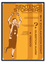 Sentence Stoppers Language Arts Poster Framed