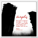 Metaphor Literary Poster Metaphor Literary Poster