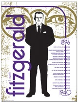 F. Scott Fitzgerald Literary Timeline Poster