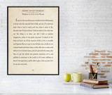 Thoreau Book Page Style Literary Quote Print. 