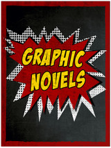 Graphic Novels Library Print. 