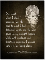 Frankenstein, Burial and Macbeth Literary Quote Set. Vintage Style Frankenstein, Burial and Macbeth Literary Quote Set. Vintage Style