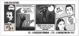 Edgar Allan Poe Living Dead Authors Comic Style Grammar Print. Spelling and Usage Poster