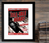 Edgar Allan Poe The Tell-Tale Heart Classic Movie-Style Poster Print. 