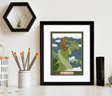 Jack and the Beanstalk Fantasy Fairy Tale Art Print