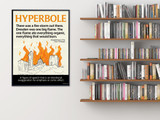 Hyperbole: Literary Tools Poster