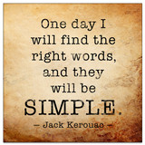 Jack Kerouac Motivational Quote Poster DIGITAL DOWNLOAD 