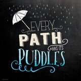 Every Path Motivational Chalkboard Quote Poster DIGITAL DOWNLOAD