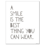 Smile Inspiration Quote - Literary Art Poster DIGITAL DOWNLOAD