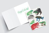 Hoppy Birthday Card - Single or 8 Pack