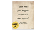 Romantic Literary Quote Set of Ten DIGITAL DOWNLOAD