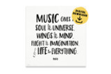 Music Literary Inspirational Quote Set of Seven DIGITAL DOWNLOAD