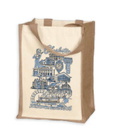 Charleston West Virginia Natural Cotton & Jute Tote