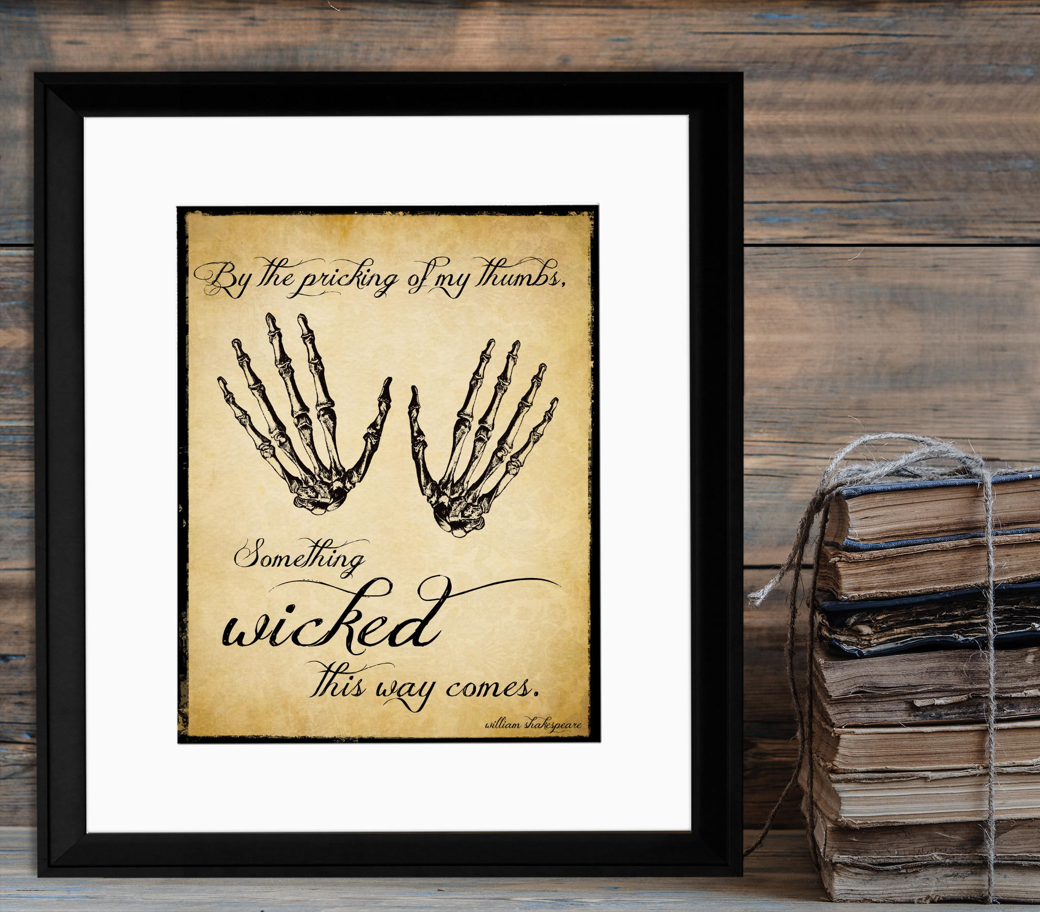 Something Wicked This Way Comes Shakespeare Literary Quote