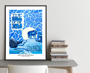 Call of the Wild Literary Art Print. Jack London. 