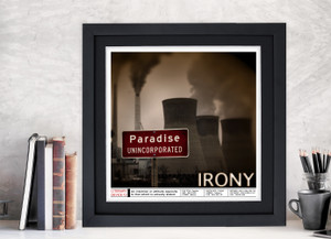 Literary Device Irony Poster. For Classroom, Office, Home or Library.