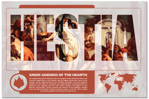 Hestia - Greek and Roman Mythology Classroom Poster. Hestia - Greek and Roman Mythology Classroom Poster.