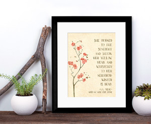 A.A. Milne Winter is Dead Inspirational Literary Quote. A.A. Milne Winter is Dead Inspirational Literary Quote.