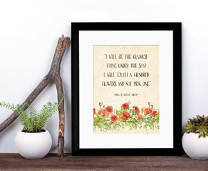 Touch a Hundred Flowers Edna St. Vincent Millay Inspirational Literary Quote. Touch a Hundred Flowers Edna St. Vincent Millay Inspirational Literary Quote.