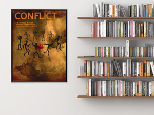 Conflict Literary Element of a Novel. Poster featuring Lord of the Flies by William Golding. Conflict Literary Element of a Novel. Poster featuring Lord of the Flies by William Golding.