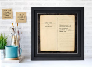 Little Women Louisa May Alcott Literary Quote Print.