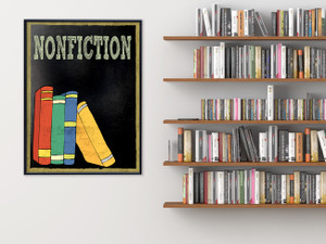 Nonfiction Books Customizable Library Print. Nonfiction Books Customizable Library Print.