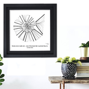 Cornelia Funke Literary Quote Print.  Cornelia Funke Literary Quote Print.