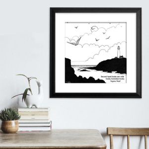 Virginia Woolf Literary Quote Print. Virginia Woolf Literary Quote Print.