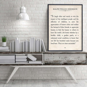 Ralph Waldo Emerson Vintage Book Page Literary Quote Print. Ralph Waldo Emerson Vintage Book Page Literary Quote Print.