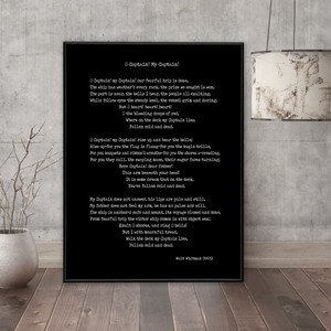 Walt Whitman O Captain! My Captain! Quote Print. Walt Whitman O Captain! My Captain! Quote Print.