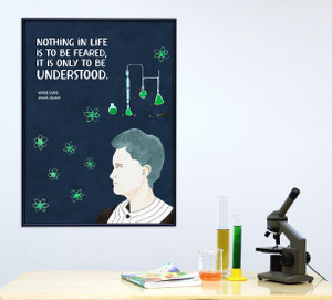 Marie Curie Women in Science STEM Art Print. Marie Curie Women in Science STEM Art Print.
