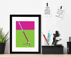 Burette Science STEM Poster. Vibrant Scientific Instruments Art Print. Burette Science STEM Poster. Vibrant Scientific Instruments Art Print.