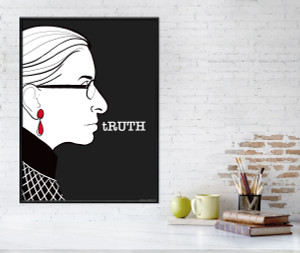 Ruth Bader Ginsburg tRUTH Quote Art Print. Ruth Bader Ginsburg tRUTH Quote Art Print.